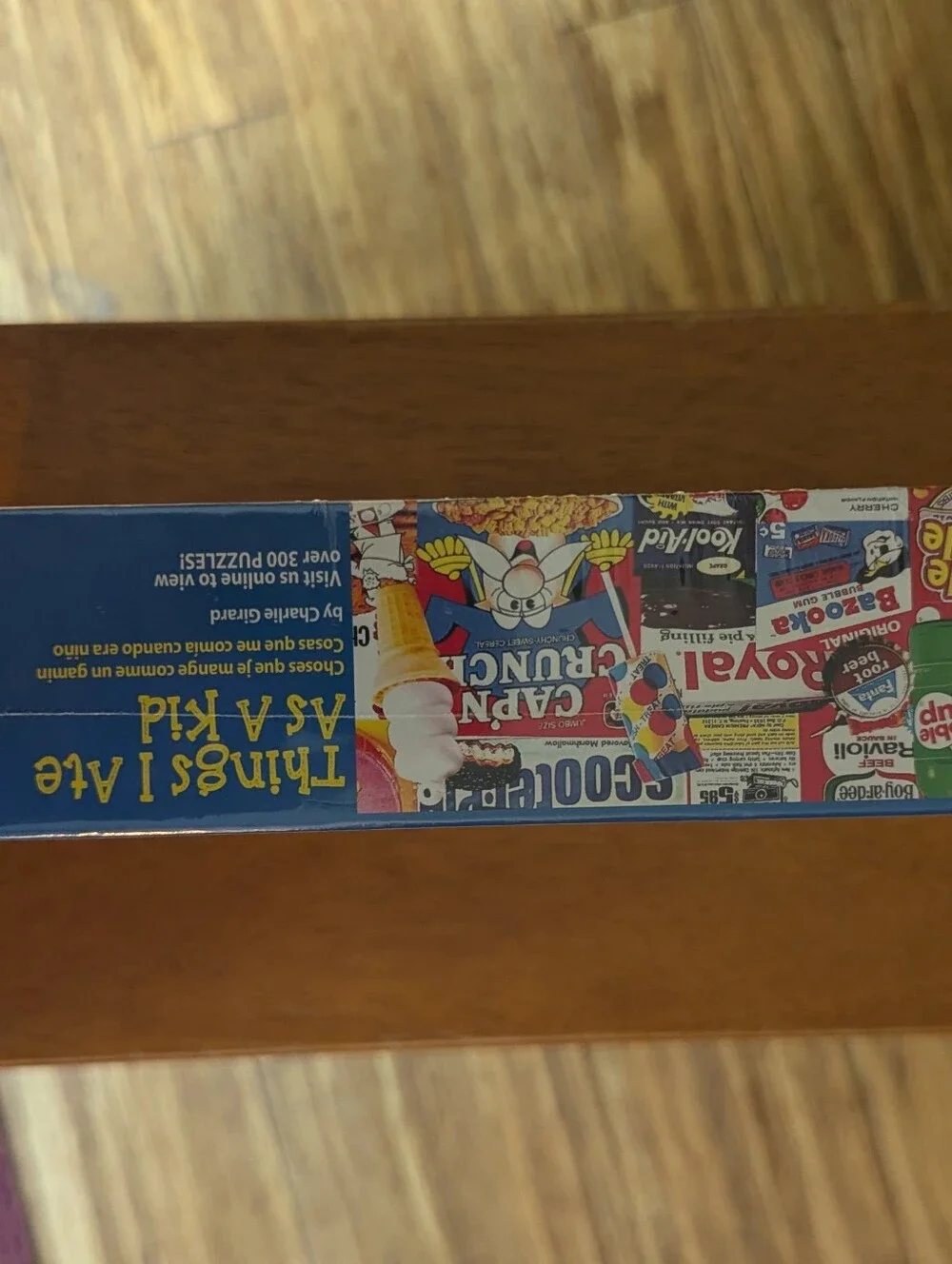 NIB 1000 Piece White Mountain Puzzle - Things I Ate as a Kid